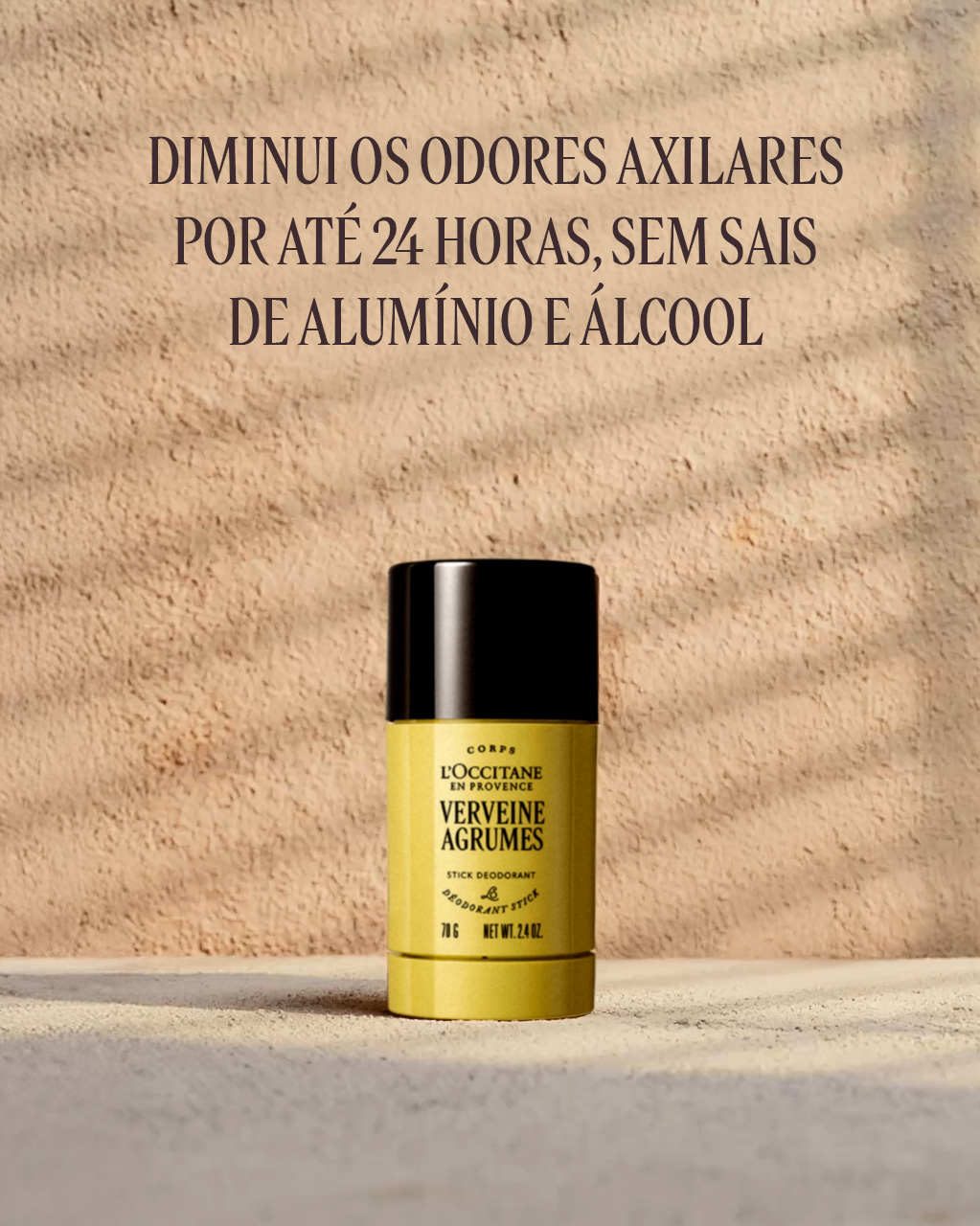Eco-Refil Desodorante Stick Verveine Agrumes 70g (Verbena Citrus), , large
